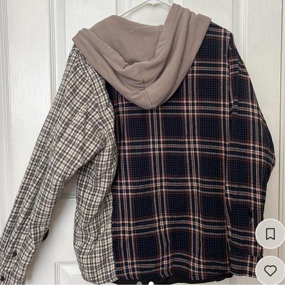 Vintage Two toned wind breaker flannel/ size XL/ men’s - Picture 2 of 2